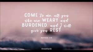 Check spelling or type a new query. Come To Me All Who Are Weary Matthew 11 28 30 30th December 2018 Youtube
