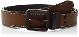 Fossil Mens Leather Fitz Reversible Belt At Amazon Mens