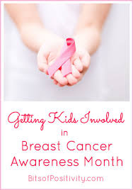 Young children often take personal responsibility when bad things happen to people they love. Getting Kids Involved In Breast Cancer Awareness Month