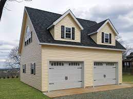 Amish garage builders near you. Built On Site Custom Amish Garages In Oneonta Ny Amish Barn Company