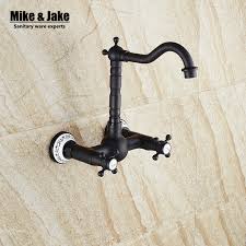 Entscheiden sie sich für das klassische und zugleich moderne design des wasserhahns tenera! Doppelgriff Wand Montiert Schwarz Wasserhahn Waschbecken Wasserhahn Tap Keramik Schwarz Antike Messinghahn Bad Wasserhahn Waschtischmischer Basin Mixer Faucet Tapantique Brass Tap Aliexpress