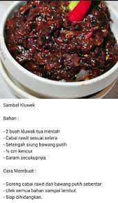 Pin Oleh Fariah Tatonetti Di Sambal Resep Masakan Makanan Pedas Resep Makanan