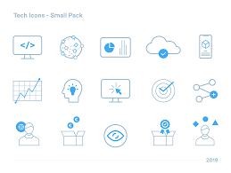 Tech Icons Small Pack Tech Branding Icon Tech Startups