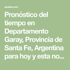 En clima podras encontrar el tiempo en buenos aires buenos aires para hoy ademas de informacion actualizada de la temperatura para los proximos 14 dias. Pronostico Del Tiempo Y Condiciones Meteorologicas Para Departamento Garay Provincia De Santa Fe Argentina The Weather Channel Weather Com Argentina Culture Visit Argentina Argentina