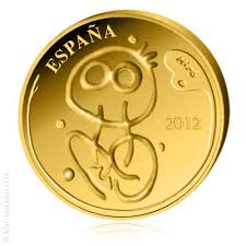 400 Gold Euro Spanische Maler Miro Spanien 2012