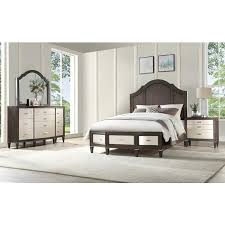 Our story is a humble one. 4pc Contemporary Bedroom Furniture Queen Size Storage Bed Arched Headboard Walmart Com Walmart Com