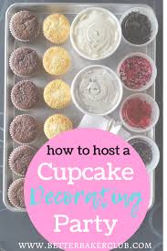 You'll also find links to equipment like baking pans, piping tips, and cake stands. How To Host A Cupcake Decorating Party That Your Kids Will Love Better Baker Club