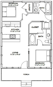 Plan prints to 1/4 = 1' scale on 24 x 36 paper. 24x32 House 2 Bedroom 2 Bath 768 Sq Ft Pdf Floor Plan Instant Download Model 3 Tiny House Floor Plans Small House Plans Tiny House Plans