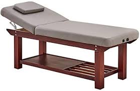 Solid Wood Folding Massage Table Beauty And Body Bed Tattoo Bed Both Ends Are Head Design With Removable U Shaped Pil In 2020 U Shaped Pillow Massage Bed Massage Table
