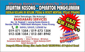 You are looking for kulim. Jawatan Kosong Home Facebook