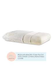 These long pillows are sometimes used as body pillows as they can be the. Buy The White Willow Orthopedic Memory Foam King Size Neck Back Support Sleeping Bed Pillow With Removable Zipper Cover Shoppers Stop