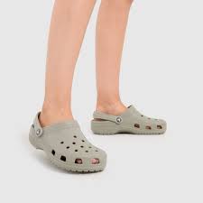 Womens Taupe Crocs Classic Clog Sandals | schuh