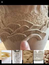 Good Concept For Addition Of Bracket Fungus On Rustic Pots Seramik Sanati Kavanoz Elisi Seramik Heykeller