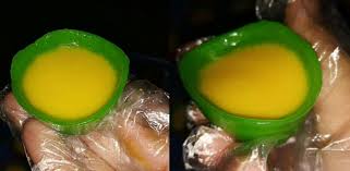 Sedikit rasa kenyal lembut dan dengan inti kastard serta santan memang menarik untuk anda cuba. Resepi Kuih Telaga Emas