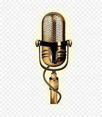 Microphone Vector Golden Microphone Png Is About Is About Microphone Brass Audio Technology Audio Equipment Design De Palco Design De Cartaz Microfones