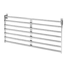 Kungsfors Wall Rack Stainless Steel Ikea Wall Racks Kitchen Design Diy Ikea