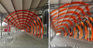 New Large-scale Geometric Illusions in Paris by Felice Varini | Colossal