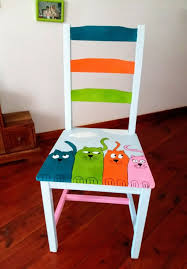 Cat Decorated Chair Hobbys Cat Chair Decorated Hobbys Kendin Yap Mobilya Yeniden Degerlendirilmis Mobilya Dekor