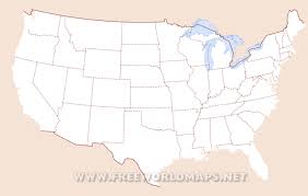 Mapa de los estados unidos con sus estados. Mapa Politico De Estados Unidos