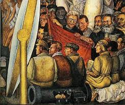 Diego rivera's man, controller of the universe. Diego Rivera Man Controller Of The Universe Detail