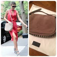 Black leather lia sling us cro. Alexander Wang Lia Studded Shoulder Messenger Bag Shoulder Messenger Bag Clothes Design Alexander Wang Bag