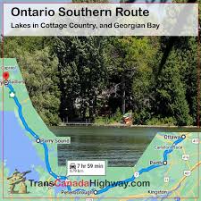 Southern Route of the Trans-Canada in Ontario
