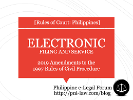Saving of powers of high court 5. Electronic Filing And Service Summary Discussion Re 2019 Proposed Amendments To The 1997 Rules Of Civil Procedure Philippine E Legal Forum