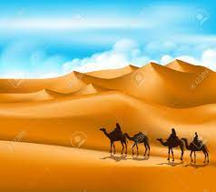 You can see the border region of saudi arabia and behold the rare sceneries of land and sea. Group Of Arab People With Camels Caravan Riding In Realistic Royalty Free Cliparts Vectors And Stock Illustration Image 38617198