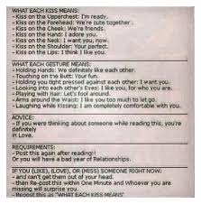 What Each Kiss Means 3 Kiss Meaning What Kisses Mean Chill Quotes