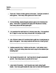 Here are some questions based on the same concept for you to practice. Multiplication And Division Word Problems Worksheets Tpt