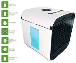Amazon Com Spantron Portable Air Conditioner Fan Best 5 In 1 Personal Home Office Desk Swamp Cooler M Portable Air Conditioner Swamp Cooler Mist Diffuser