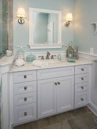 My version is a makeup organizer using a metal backdrop and magnetic tape set behind a medicine cabinet mirror. Beach Cottage Bathroom Ideas Decor You Ll Love Cottage Bungalow