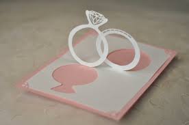 You can find the pattern sheets on my deviantart page for free. Wedding Invitation Pop Up Card Linked Rings Creative Pop Up Cards