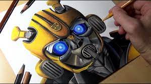 Bumblebee drawing stock illustrations 2 998 bumblebee. Bumblebee Colored Pencil Drawing Youtube