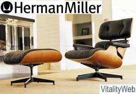 Herman Miller Eames Lounge Chair And Ottoman New Leather With Santos Palisander Natural Cherry Walnut And Cherry Molded Wood Frame
