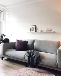 My New 3 Seater Nockeby By Ikea With The Black White Fabric Ikea Ikea Bank Schwarz