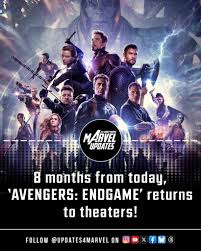 Avengers: Endgame — Back in theaters, September 2026.