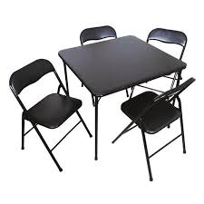 Plastic Development Group 5 Piece Card Table And Chair Set From Blain S Farm And Fleet Folding Chair Card Table And Chairs Table And Chair Sets