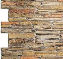 Dundee Deco 3D Falkirk Retro III 39 in. x 20 in. Copper Faux ...