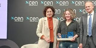 Norma Pedraza, Coordinadora de Servicios Generales de Clínica Josefina  Arregui, ha sido reconocida por la CEN