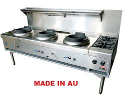 Search 64 adelaide appliance manufacturers & retailers to find the best appliance manufacturer & retailer see the top reviewed local appliance manufacturers & retailers in adelaide on houzz. Commercial Wok Burner Goldstein Cwa3b2 Waterless Triple Wok 2 Side Burners Www Hoskit Com Au Cooking Range Wok Chinese Cooking