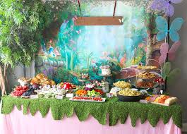 Not even sure why enchanted forest was the theme i wanted, but i wanted something with flowers. Decorating Themes Forest Themed Birthday Decorations