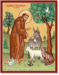 St Francis The Animals Icon Patron Saint Of Animals Animal Icon St Francis