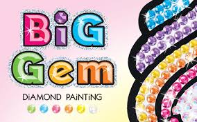 Big Gem Diamond Painting Diamond Painting Gem Diamonds Painting Crafts