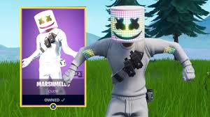 View information about the marshmello item in locker. New Marshmello Skin Gameplay In Fortnite Youtube