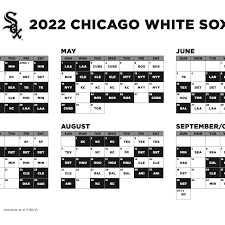 Chicago White Sox 2022 Schedule Is Out South Side Sox