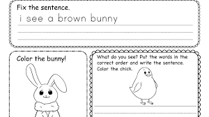 Easter writing worksheet for kindergarten free kindergarten easter worksheets fun educational kindergarten easter writing worksheet he ll take away easter eggs to discover how many. Kindergarten Wsheets Sur Twitter Kids Can Read Trace And Write A Simple Sentence Using The Correct Capitalization And Punctuation In This Free Easter Worksheet For Kindergarten You Can Download And Print