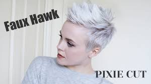 4.30 short fohawk + skin fade + thick beard. Pixie Cut Faux Hawk Tutorial Easy Drugstore Products Youtube