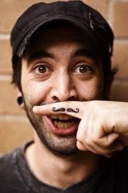 Finger Mustache or "Fingerstach" Tattoo Designs
