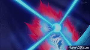 Gogeta (ゴジータ, gojīta) es el resultado de la fusión saiyana nacida mediante la unión entre goku y vegeta realizando la danza de la fusión de los metamoranos, existiendo como la contraparte de vegerot, su fusión pothala. Goku Kamehameha On Make A Gif